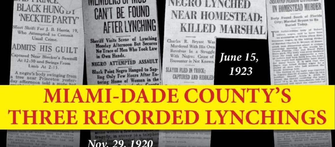 Miami-Dade Lynchings