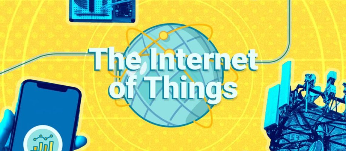Graphic to illustrate the Internet of Things